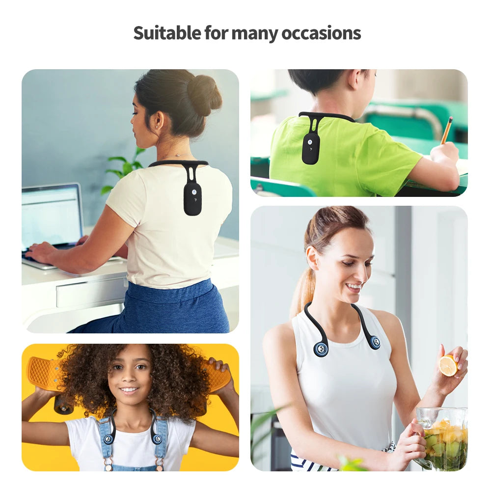 Smart Posture Corrector – Vibration Reminder for Adults & Kids