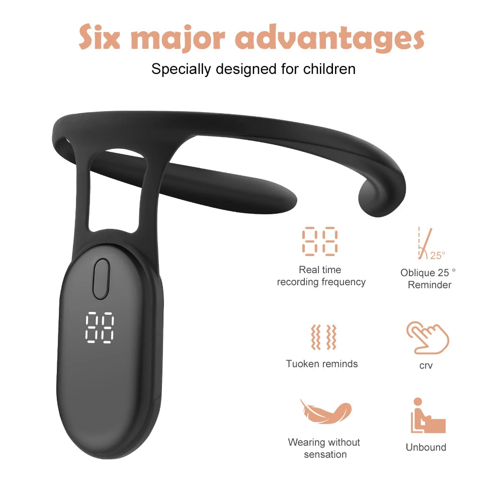 Smart Posture Corrector – Vibration Reminder for Adults & Kids